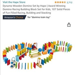 Wooden domino set - award winning dynamo